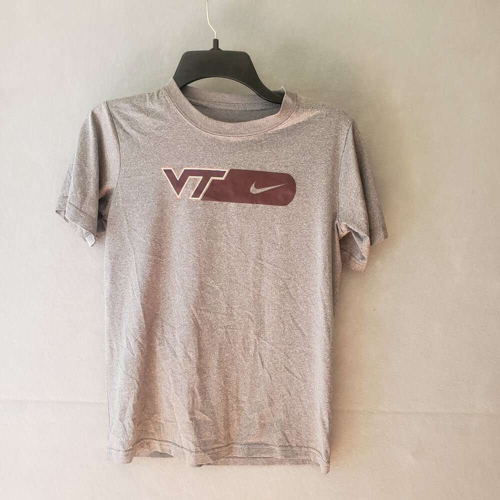 Nike Dri Fit VT Grey T Shirt Size Medium Athletic Sportswear